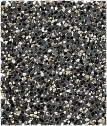 Charcoal patio flake blend